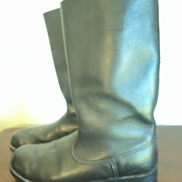 Russian Officer's Field Boots, Black Leather - Picture 8 of 12